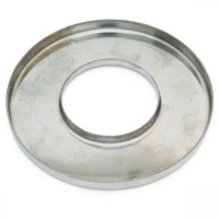 Донце глушителя круглое Ø120 мм, отверстие Ø55 мм (сталь)