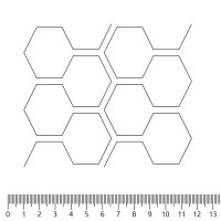 Экокожа стёганая «intipi» Honey (чёрный/красный, ширина 1.35 м, толщина 5.85 мм) перфорация