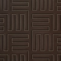Экокожа стёганая «intipi» Maze (коричневый/бежевый, ширина 1.35 м, толщина 5.85 мм)