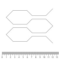 Экокожа стёганая «intipi» Viper (чёрный/бежевый, ширина 1.35 м, толщина 5.85 мм)