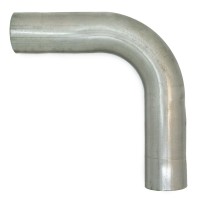 Труба гнутая Ø63 угол 90° нержавеющая сталь (длинна 440мм)
