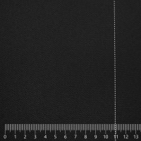 Жаккард оригинальный «Диагональ с полосками» на поролоне (чёрный, ширина 1,70 м., толщина 4 мм.) огневое триплирование