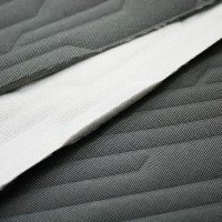 Жаккард оригинальный «SL» на поролоне (серый, ширина 1,4 м., толщина 5 мм.) огневое триплирование