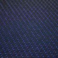 Жаккард «Кольчуга» на поролоне (черно-синий, ширина 1,5 м., толщина 4 мм.) клеевое триплирование