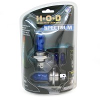Лампы галогенные «H.O.D» SPECTRUM HB4 (9006) (51W, SUPER WHITE, лампочки T10 в комплекте)