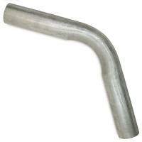 Труба гнутая Ø45, угол 60°, длина 250 мм, (алюминизированная сталь)