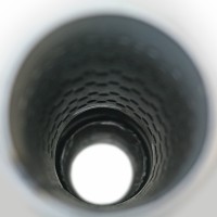 Резонатор «belais» круглый Ø100 мм, c камерой длина 400 мм, труба Ø63 мм (нержавеющая сталь)