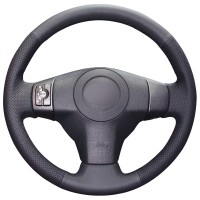 Оплетка на руль из «Premium» экокожи Toyota Scion XB 2008 г.в. (для руля со штатной кожей, черная)